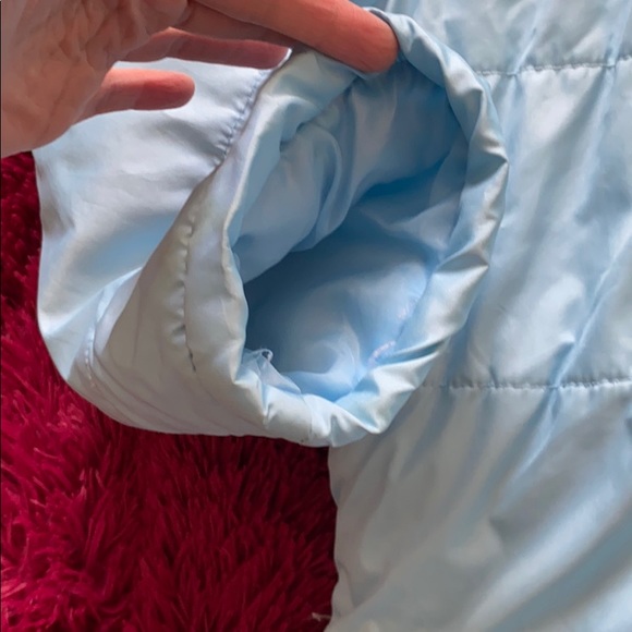 Sky Blue Parka puffer coat - Picture 10 of 14